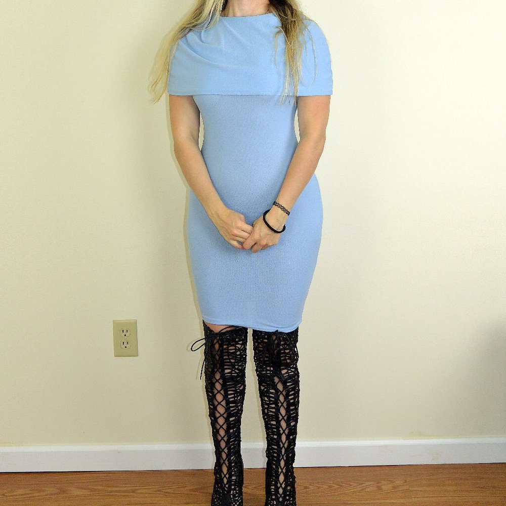 Dusty blue dress 👗